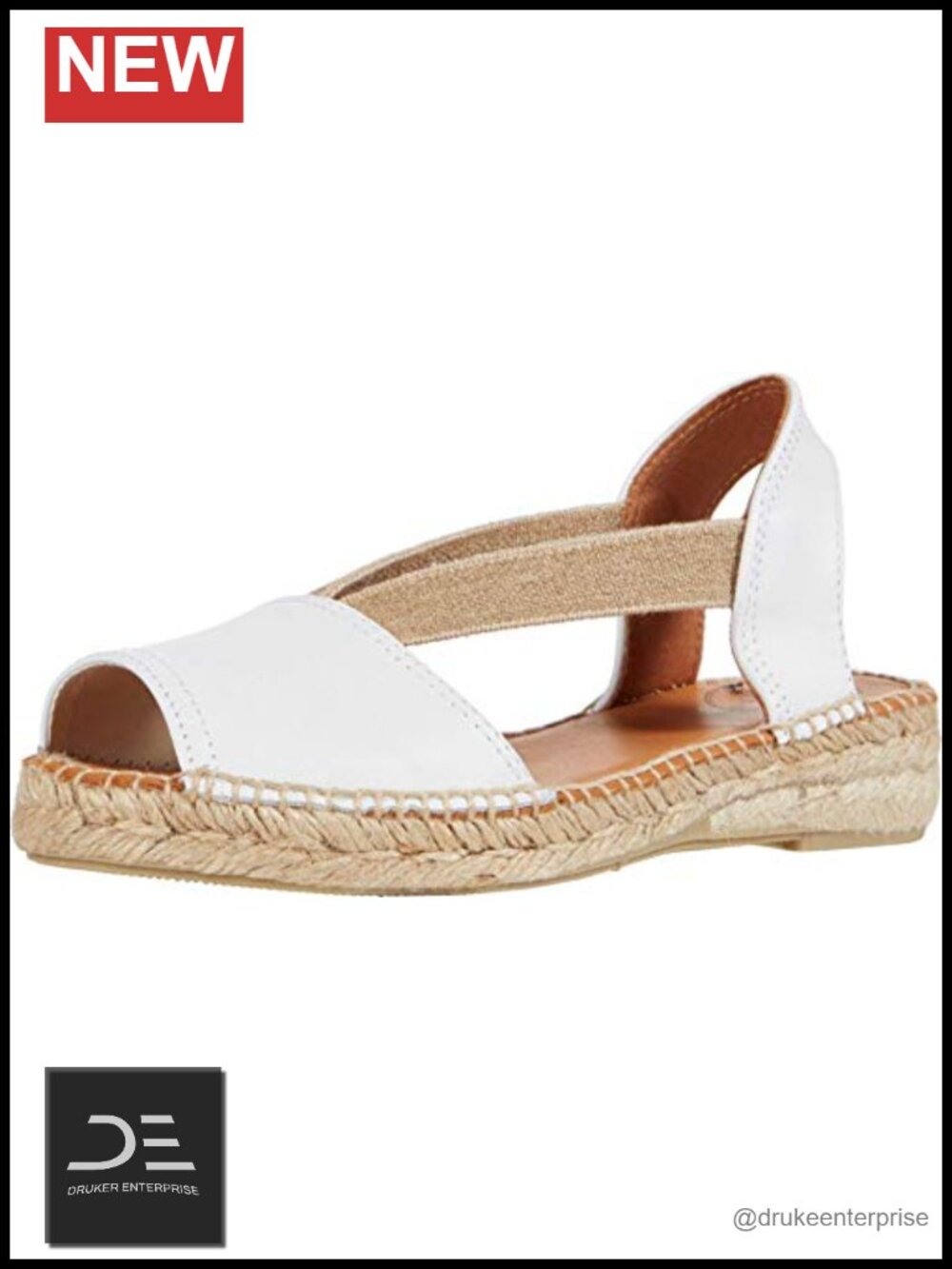 Espadrille Wedge Sandals Leather Slingback Cushioned Comfort Summer